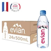 【愛合購】【法國evian 依雲】天然礦泉水 ( 500ml / 24入 / PET )