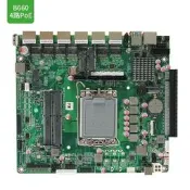【可開發票】倍控 B660 六網卡2.5G 軟路由主機板雙通道DDR4 M.2 4G 5G物聯板