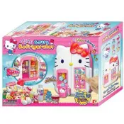 全球購✨Hello kitty凱蒂貓造型小冰箱 釹孩仿真過家家發聲噴霧玩具50132