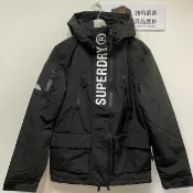 DryDog 跩狗嚴選 跩狗嚴選 旗艦男款 極度乾燥 Superdry Ultimate 黑白 外套 風衣 防水 防風 戶外運動 多口袋 科技布料 保暖中空棉 情侶款