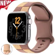 方格矽膠錶帶兼容 Apple Watch Ultra 49mm 41mm 44mm 45mm 38mm 46mm 42m