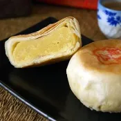 【鹿港鄭玉珍】綠豆凸禮盒x1盒(90gx6入/盒;素食可)_中秋禮盒_年節禮盒