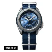 大高雄鐘錶城 seiko SK037 精工錶 SK037 4R36-09F0B(SRPF69K1) 5 Sports seiko SK037 X NARUTO 火影忍者_宇智波佐助 /藍 42.5mm｜樂天領券現折★全館特惠中★指定刷卡回饋10%