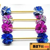 🔥臺灣出貨🔥鐳射啦啦花球兒童啦啦操花棍器械打蓮湘棍道具舞蹈彩球拉拉隊花棒
