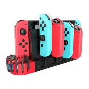【LOTUS】SWITCH joy-con 卡槽款四槽充電器