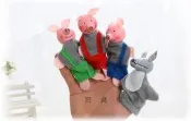 【巧虎隊長】三隻小豬手指偶 / 說故事道具