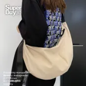 【Superbuy】時尚餃子包/側背包/郵差包/斜背包/斜背包 嘻哈運動包包/騎行包/大容量男女斜包/側包