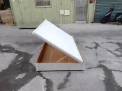 【安鑫】中古傢俱~白色【4尺單人特大】【4X6.2尺】【側掀左/右掀床】床架床組【A1022】
