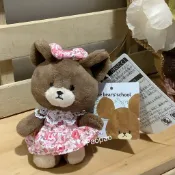 日本正版 the bears’ school 上學熊 小熊學校 Jackie 傑琪 碎花洋裝 娃娃吊飾 鑰匙圈 包包吊飾