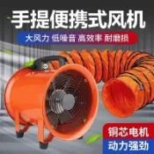 有愛屋 【可打統編 公司貨】手提式軸流風機220v移動式排風扇抽風機鼓風機隧道工業通風設備