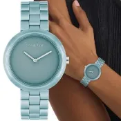 【CALVIN KLEIN】CK Pure 簡約雙針陶瓷女錶-34mm 送禮 禮物 推薦(25100074)