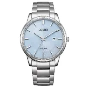 大高雄鐘錶城 CITIZEN星辰錶 PAIR對錶 BM6978-77L 光動能冰河藍情侶對錶 40.0mm｜樂天領券現折★全館特惠中★指定刷卡回饋10%