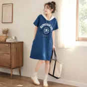 【 歐佳麗服飾】Vaison李曉菁 海軍風 LOGO刺繡 泡泡布 口袋 帽領 洋裝 （ 臺灣製造 ）設計師專櫃女裝