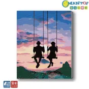 (店+)【Manto】喜歡你-台灣製DIY數字油畫|超取專用大小