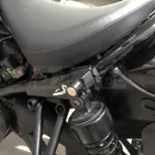 Rebel 1100T安全帽鎖頭支架 適用於 Honda rebel 500改裝戰術頭盔鎖 Rebel250