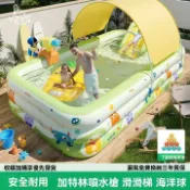 【破損包賠】家用充氣游泳池 加厚 大型充氣水池 泳池 夏日戶外防曬泳池 洗澡池 小孩家庭大人戲水池