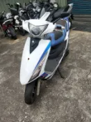 達成拍賣 台鈴 GSR 125 報廢零件車 拆賣 魚眼大燈 改裝全白鐵排氣管 後服手 椅墊 車殼 輪圈  引擎零件
