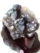 ** 娃娃賣場 ** 慶祝新春   三輪鱷魚骨幹水晶   345g