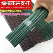 🔥下殺+免運🔥3MM粗鐵杆 盆栽植物花卉支架 蘭花金錢樹蝴蝶蘭支撐杆膠包加粗花杆 DIY植物支架 爬藤支架 花盆支撐