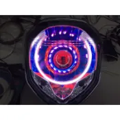 酷龍 直上魚眼燈具組 風火輪 整套3000含線組 hid 2光圈