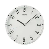 【SEIKO 精工】內數字外刻度 靜音 時鐘 掛鐘QXA818W(日本原廠機芯、滑動式秒針)
