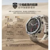 強強滾【Amazfit 華米】T-Rex Pro軍規認證運動智慧手錶（原廠公司貨/心率智能手錶/米動