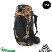【美國GREGORY】男款 35L STOUT登山背包 岩紋迷彩GG126871-9865