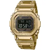 【CASIO 卡西歐】G-SHOCK 太陽能藍牙電波錶-金 情人節 送禮(GMW-B5000GD-9)