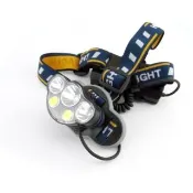 【工具達人】頭戴式 LED燈 充電式頭燈 工作燈 照明燈 登山頭燈 夜釣頭燈 礦公燈 戶外手電筒(190-T073)