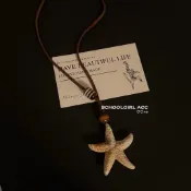 項鍊 項鏈 鎖骨鍊 原創設計感韓版ins海洋派大星長款項鏈小衆複古可調節毛衣鏈 5RZR