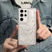 免運 臺灣出貨 三星手機殼   滿屏蝴蝶適用Samsung A73手機殻三星Galaxy S25少女A70全包note2