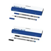 【墊腳石】萬寶龍Montblanc 鋼珠筆專用筆芯(二入) 皇家藍-F/M