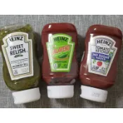 HEINZ 亨氏番茄醬 (墨西哥辣椒口味 /甜味碎酸黃瓜/無加糖番茄醬/減鈉番茄醬/低鈉鹽番茄醬 397g)