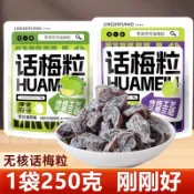 ✨台灣有貨✨免運✨【帥酷女孩零食鋪】零食符號話梅粒痠甜無核梅肉果幹蜜餞果脯梅子孕㛿休閒網紅小零食