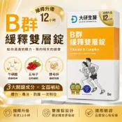 大研生醫 b 群緩釋雙層錠 便利包 B 群 大研生醫 B 群緩釋雙層錠 維他命 B 維生素 B Vitamin B