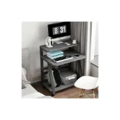 (店+)迷你電腦桌 小戶型傢用臺式機書桌 可移動電腦臺雙層桌 現代簡約經濟 學習桌書桌 課桌椅 電腦桌工作桌長桌辦公桌 生日禮物