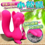 【天天出貨+免運】小松鼠 雙震+吸吮 10段變頻 口交吸吮按摩器【情趣職人】