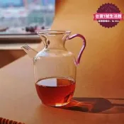 【品質認證】家用綠茶壺圍爐煮茶壺高硼矽玻璃仿宋手執壺茶水分離茶具小青柑衝