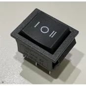 《1881》KCD4 六腳三檔 船型開關 正反轉開關 AC/DC 電源開關 馬達正反轉開關 6腳3檔 有段自鎖開關