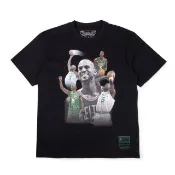 【MITCHELL & NESS】NBA Kevin Garnett Collage Tee 賽爾提克 黑 上衣 T恤 球衣