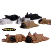 🍁 萌款 睡不醒系列 小號法國 鬥牛犬 法鬥 沙皮狗 模型 柴犬 手辦diy手機殼素材公仔 隨草憶境