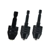 (店+)1/4六角柄三爪夾頭6.35mm 六角柄 轉換電鑽夾頭 三爪夾頭 迷你夾頭 超能玩工 包退0費用