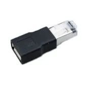 【勁昕科技】水晶頭轉換頭RJ45轉USB母轉接頭USB母頭轉RJ45接口ADSL調制解調器