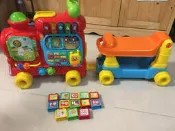 二手 COSTCO購入 VTECH 歡樂積木學習車