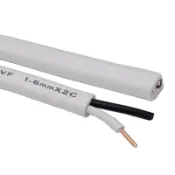 【新復發】大亞 雙龍牌 雙龍 白扁線 1.6mm*2C 2.0mm*2C 白扁線 電線 電纜 1.6 2.0 米 零售