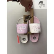 【AND.】NIKE OFFCOURT SLIDE 鴛鴦粉白 雙色 軟底 運動 拖鞋 女款 FQ7646-104柏