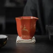 大岸堂宜興紫砂公道杯泡茶分茶器高檔功夫茶具 茶具 茶杯  公杯茶海家用茶配件