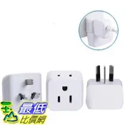 玉山最低比價網 [3美國直購] 安規熱熔式 美規(臺灣) 轉 大陸 紐西蘭 澳洲 轉接頭 1入裝 Australia, New Zealand, China B01MR9D7VJ_PP5