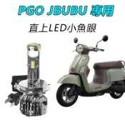【 PGO JBUBU 直上型LED魚眼大燈】 LED大燈 白光 H4 HS1 H17 小魚眼 直上魚眼 車燈 燈泡