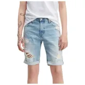 (店+)【LEVIS】511 修身牛仔 短褲 復古刷破設計 丹寧休閒短褲